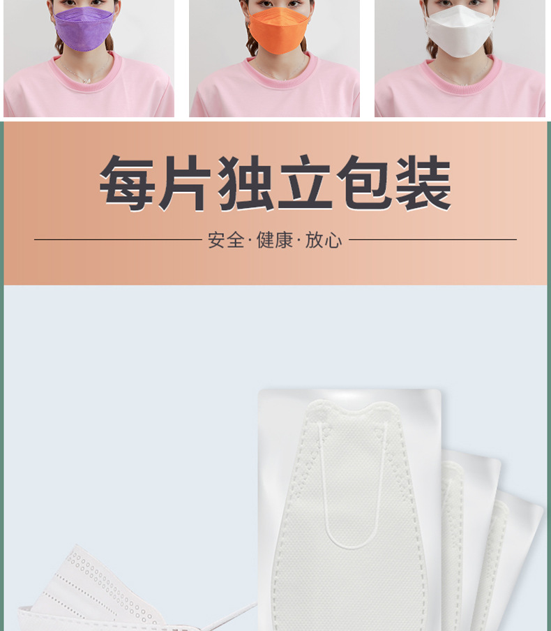 Kf94 Civil Disposable Dustproof Haze Protective Mask Fish Mouth Type Willow Leaf Mask Independent Packaging Manufacturer Kf94 Civil Disposable Dustproof Haze Protective Mask Fish Mouth Type Willow Leaf Mask Independent Packaging Manufacturer