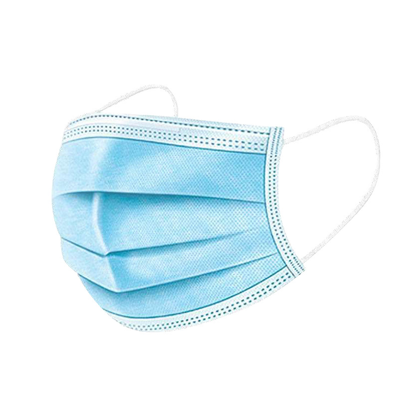 ThreeLayer Protective Melting Spray NonWoven Adult Color Disposable Mask Breathable AntiFog Black White