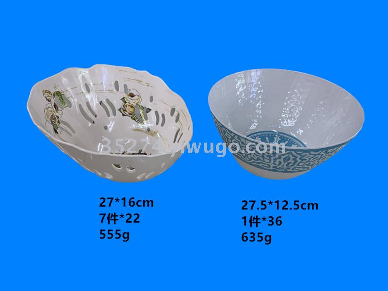Tableware bowls Melamine cups Melamine Fruit plate style more Run River's lake Place hot style