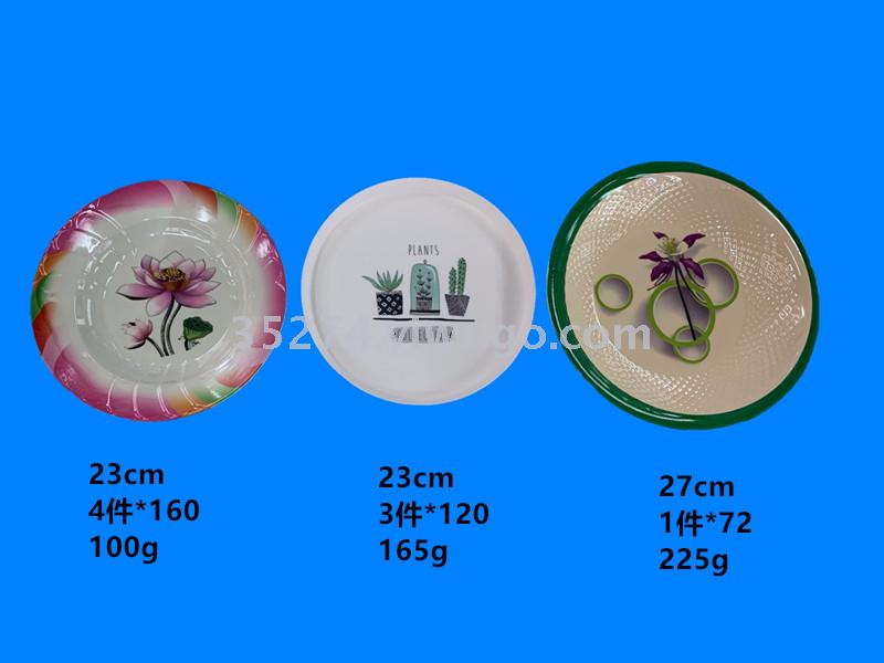 Tableware bowls Melamine cups Melamine Fruit plate style more Run River's lake Place hot style