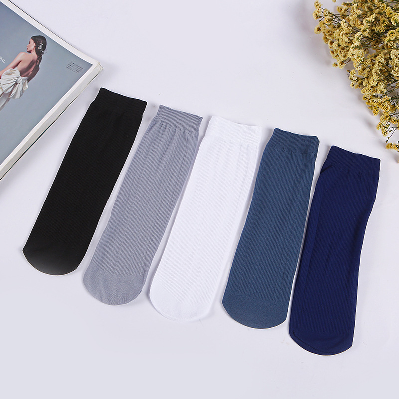 SOURCE Manufacturer Summer Men&#039;s Ten Pairs Socks Short and Thin Mid-Calf Foot Bath Socks Disposable Socks Spot