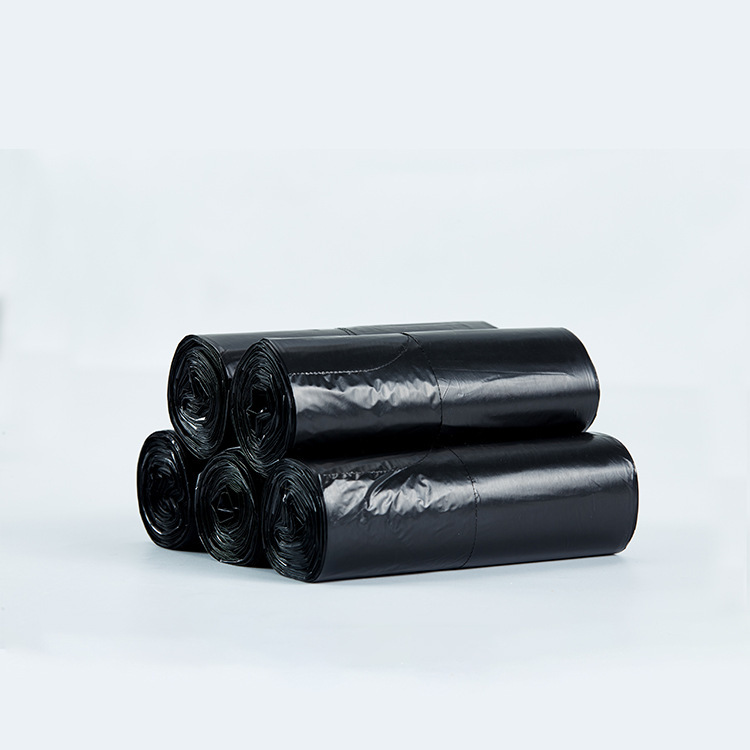 Vest-Style Garbage Bag Household Thickened Medium and Large Size Black Handbag Vest-Style Garbage Bag Wholesale Plastic Bag Kitchen