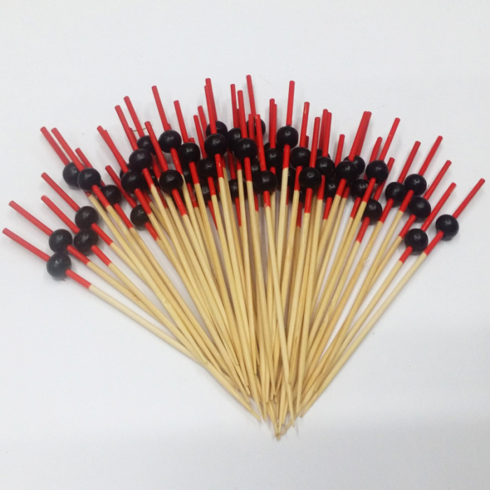 Manufacturers selling bamboo disposable barbecue bamboo bamboo fruit sign