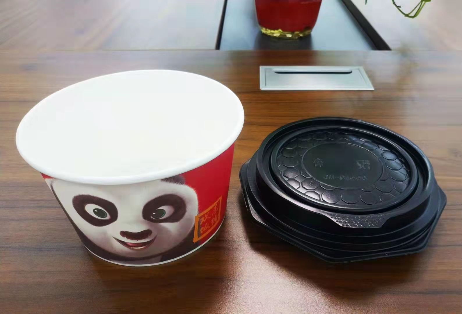 Factory Customized Disposable PaperBowl DisposableFast Food Take out Take Away Lunch Box Soup Bowl Food Grade Paper Bowl