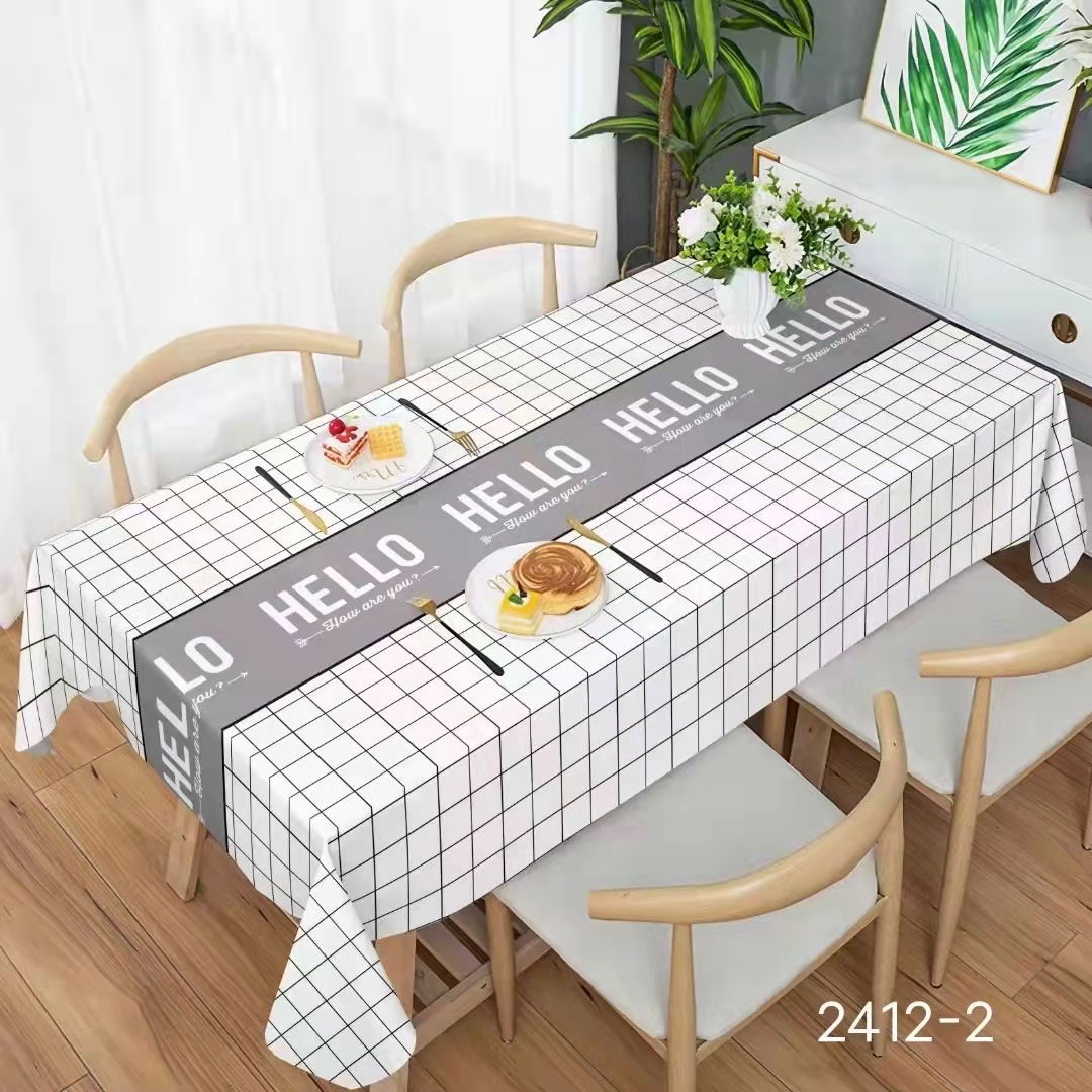 Wholesale Export European Tablecloth Tablecloth Waterproof Disposable Plastic Fashion Dining Table Cloth Tablecloth Oil-Proof Table Mat Wholesale Export European Tablecloth Tablecloth Waterproof Disposable Plastic Fashion Dining Table Cloth Tablecloth Oil-Proof Table Mat