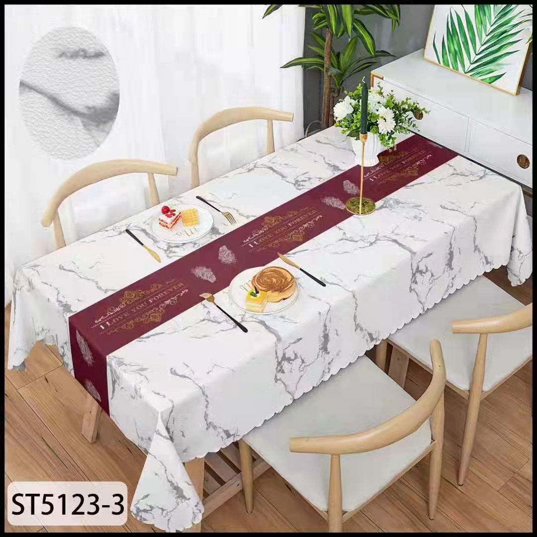 Wholesale Export European Tablecloth Tablecloth Waterproof Disposable Plastic Fashion Dining Table Cloth Tablecloth Oil-Proof Table Mat Wholesale Export European Tablecloth Tablecloth Waterproof Disposable Plastic Fashion Dining Table Cloth Tablecloth Oil-Proof Table Mat