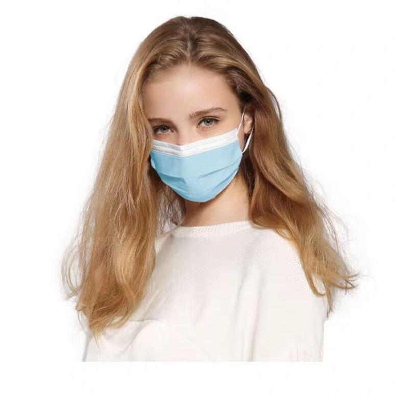 Disposable Masks Wholesale 3 Layer Containing Meltblown Fabric Currently Available Dust Anti-Droplet Fog and Haze Breathable Civil