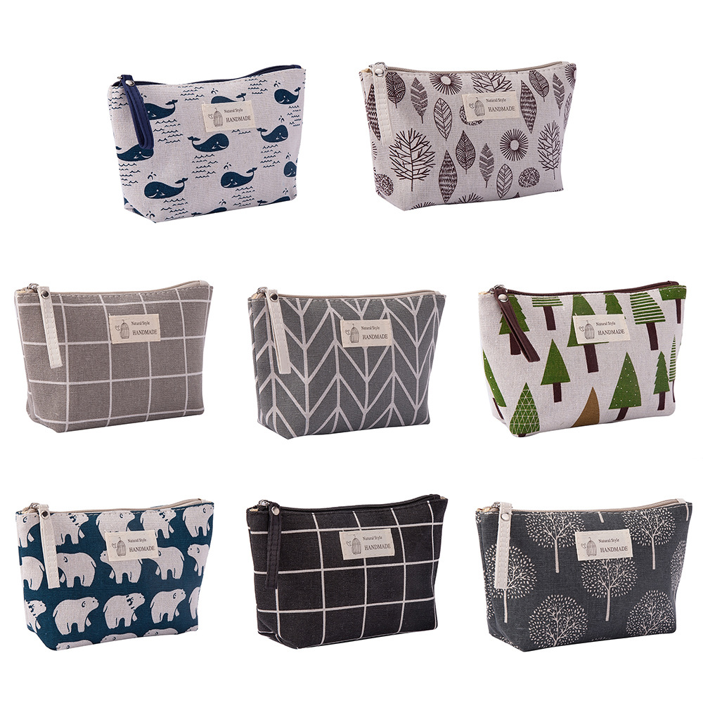 Multifunctional Canvas Card Holder Key Case Mobile Phone Bag Wash Bag Fabric Zipper Coin Purse Cosmetic Storage Bag Multifunctional Canvas Card Holder Key Case Mobile Phone Bag Wash Bag Fabric Zipper Coin Purse Cosmetic Storage Bag
