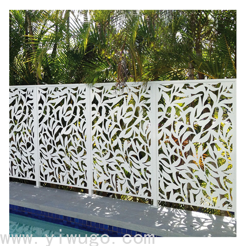 Factory Customized Hollow Fence Villa Craft Balcony Fence Simple Laser Cutting Fence Plate Customized