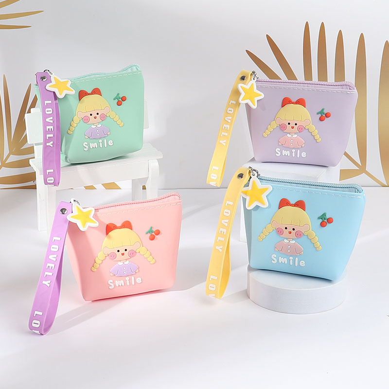 Silicone Coin Purse 2021 New Student Small Bag Zip Key Bag Card Holder Earphone Bag Gift Mini Wallet for Women Silicone Coin Purse 2021 New Student Small Bag Zip Key Bag Card Holder Earphone Bag Gift Mini Wallet for Women