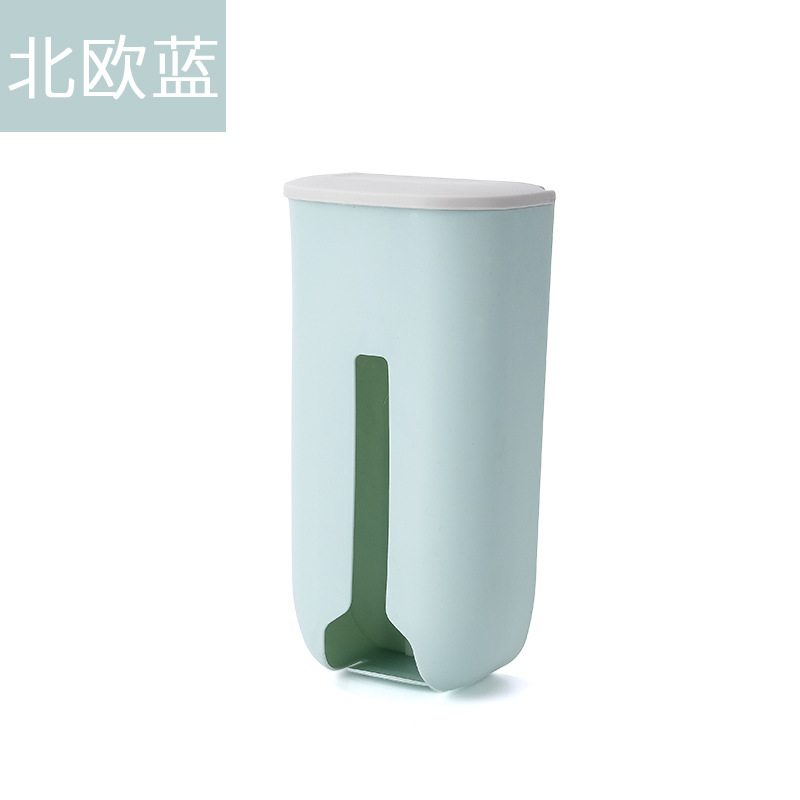 Plastic Bag Storage Box Wall Hanging Garbage Extraction Bag Box Kitchen Clutter Organizing Box Plastic Bag Storage Box