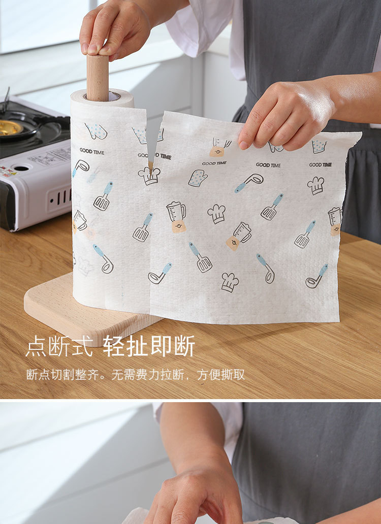 Disposable NonWoven Cloth Lazy Rag Thickened Dish Towel Washable Wet and Dry DualUse Can Be Customized on Behalf of Hair