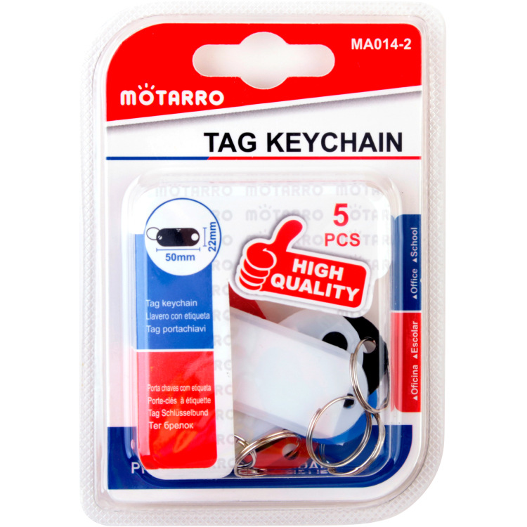 Motarro Flat Plastic Key Card 50 * 22mm MA014-2