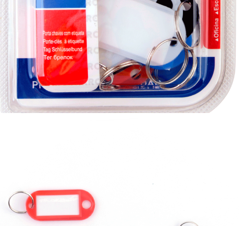 Motarro Flat Plastic Key Card 50 * 22mm MA014-2