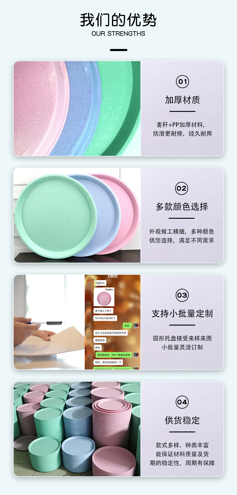 round Tray Coffee Tray Fast Food Restaurant Dining Tray