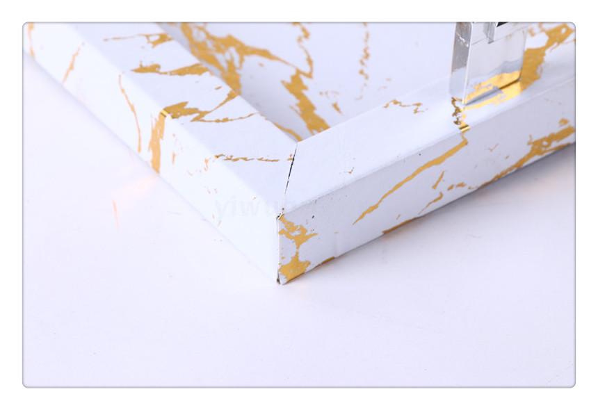 Placed European imitation Marbling tray tray can be found in rectangular wine restaurant teacup Tray HOTEL KTV plate