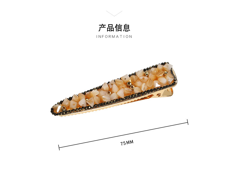 South Chesapeake crystal hairpin water drill side clip web celebrity girl super fairy light key-2 luxury retro hair card bangs clip hair ornaments