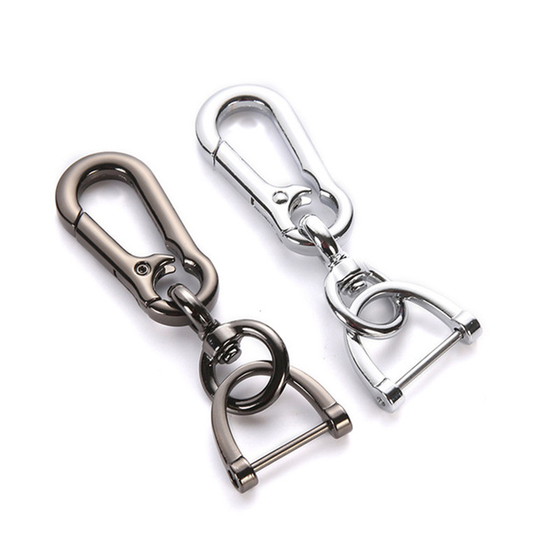 Car Key Ring Pendant Creative Metal Accessories Number Card Leather Key Chain Vachette Clasp Factory Custom Wholesale