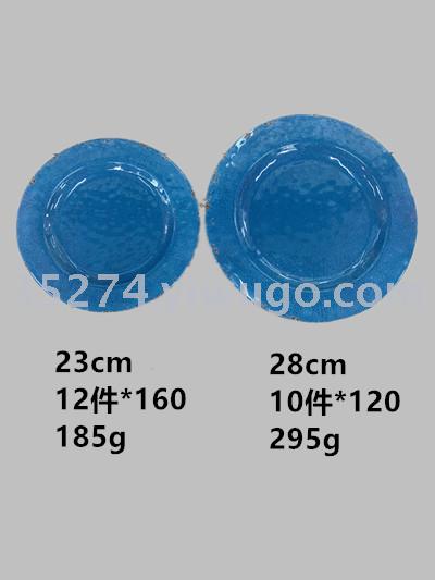 Manufacturer direct selling melamine tableware melamine plate melamine fruit plate inventory low price processing
