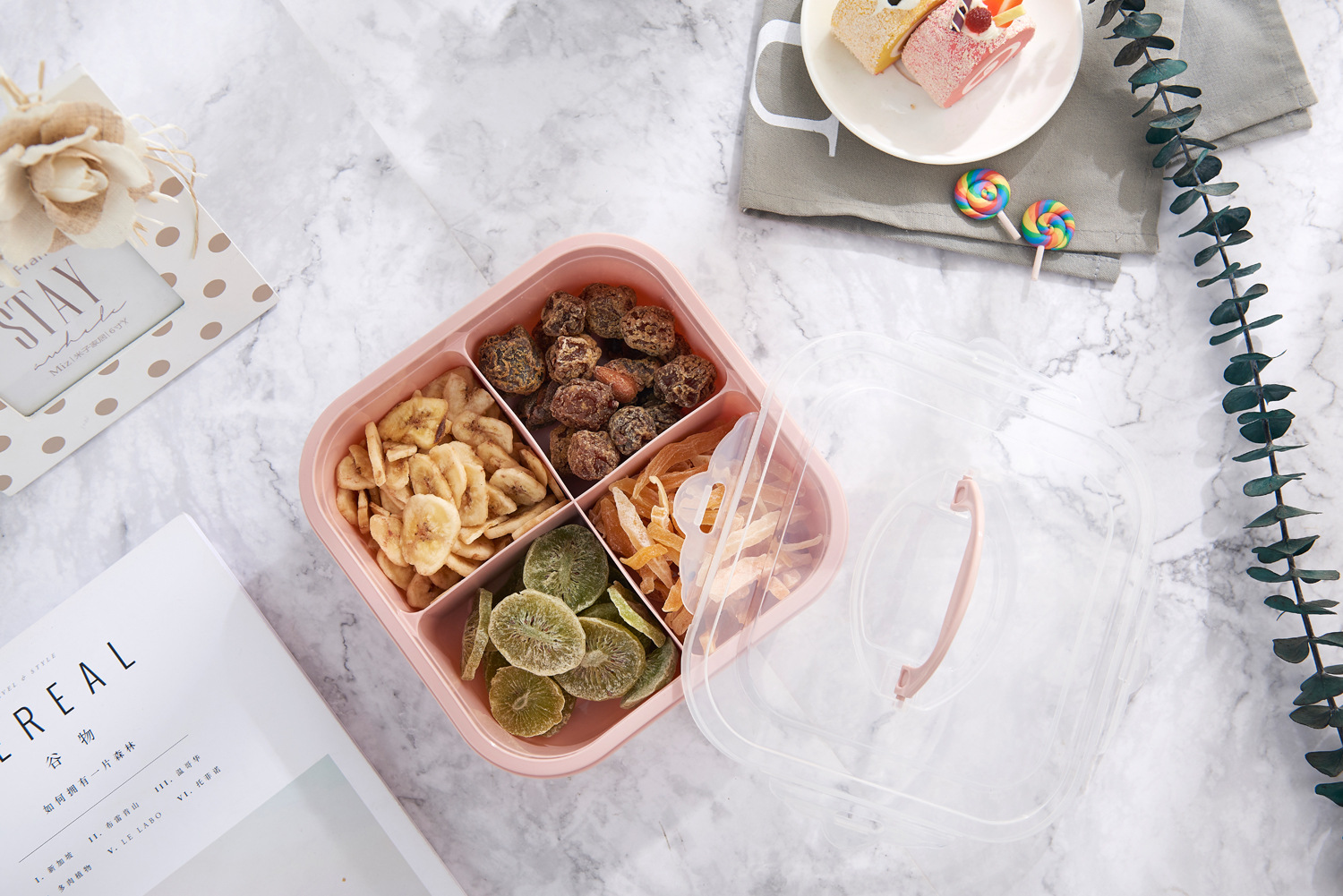 6117 Can Be Hand-Carrying Multifunctional Fruit Box Simple Compartment with Lid Seal Dried Fruit Box Fruit Box PP Plastic Candy Plate Fruit Box 6117 Can Be Hand-Carrying Multifunctional Fruit Box Simple Compartment with Lid Seal Dried Fruit Box Fruit Box PP Plastic Candy Plate Fruit Box