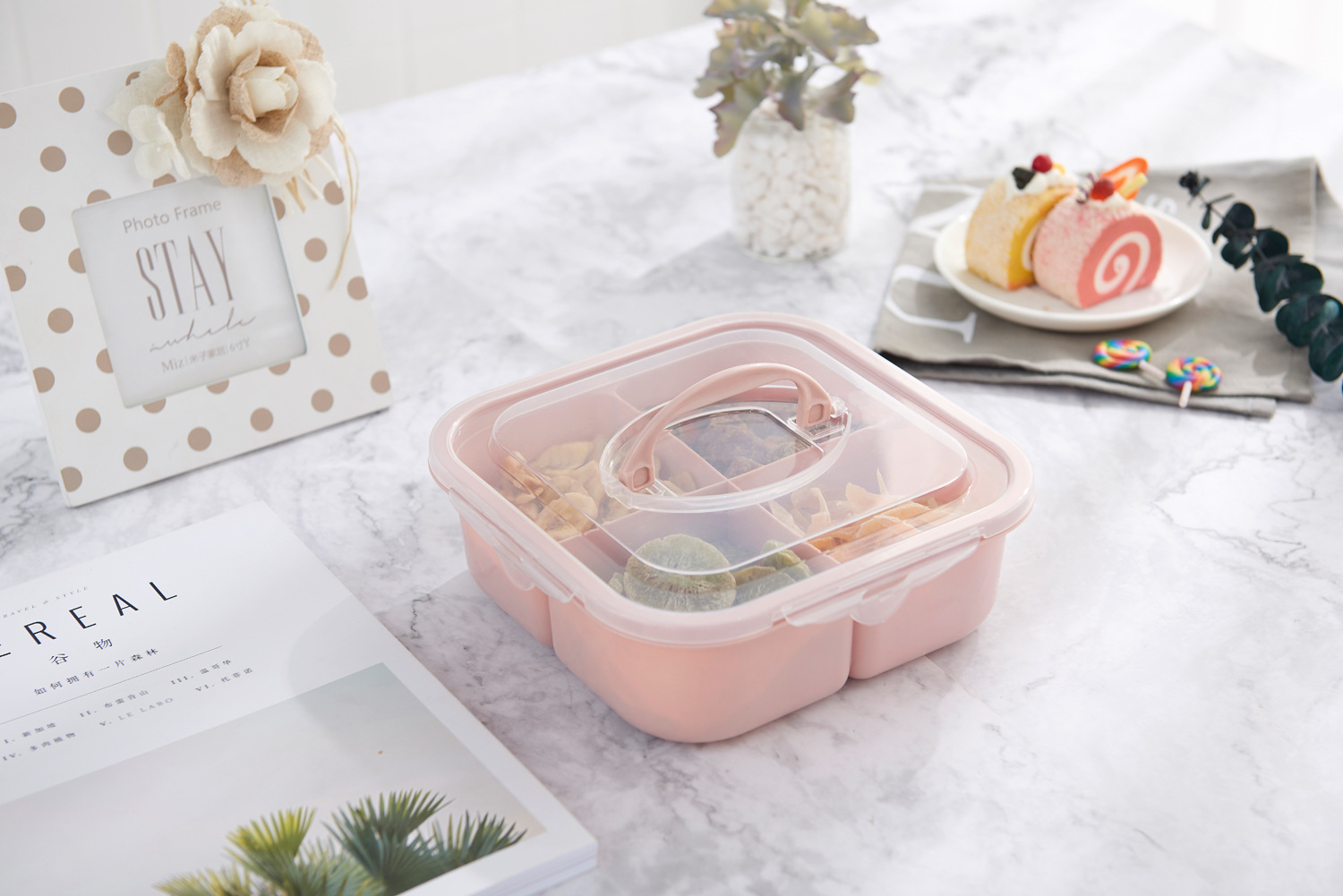 6117 Can Be Hand-Carrying Multifunctional Fruit Box Simple Compartment with Lid Seal Dried Fruit Box Fruit Box PP Plastic Candy Plate Fruit Box 6117 Can Be Hand-Carrying Multifunctional Fruit Box Simple Compartment with Lid Seal Dried Fruit Box Fruit Box PP Plastic Candy Plate Fruit Box