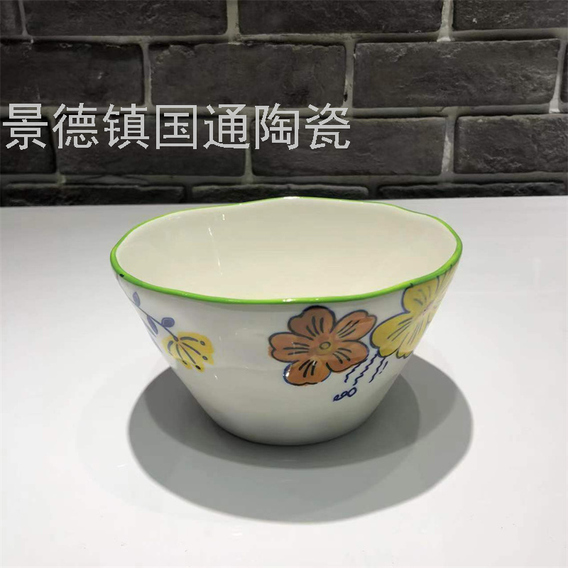Ceramic Bowl Plate Export Salad Dish Steak Plate round Plate Palte in Blue and White Swing Plate Bread Plate Storage Tray Ceramic Bowl Plate Export Salad Dish Steak Plate round Plate Palte in Blue and White Swing Plate Bread Plate Storage Tray