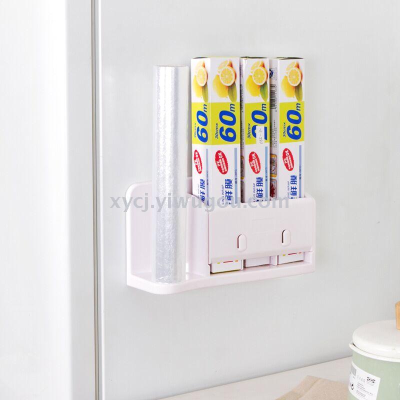 Bathroom shelf bathroom wall hanging shelf plastic wrap rack Bathroom shelf bathroom wall hanging shelf plastic wrap rack