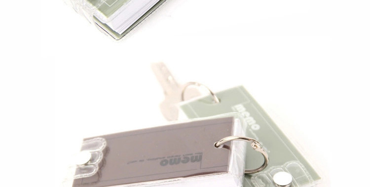 SDLP Keychain Notepad Creative Stationery Active Page Note 70 Card Paper SD-N7218