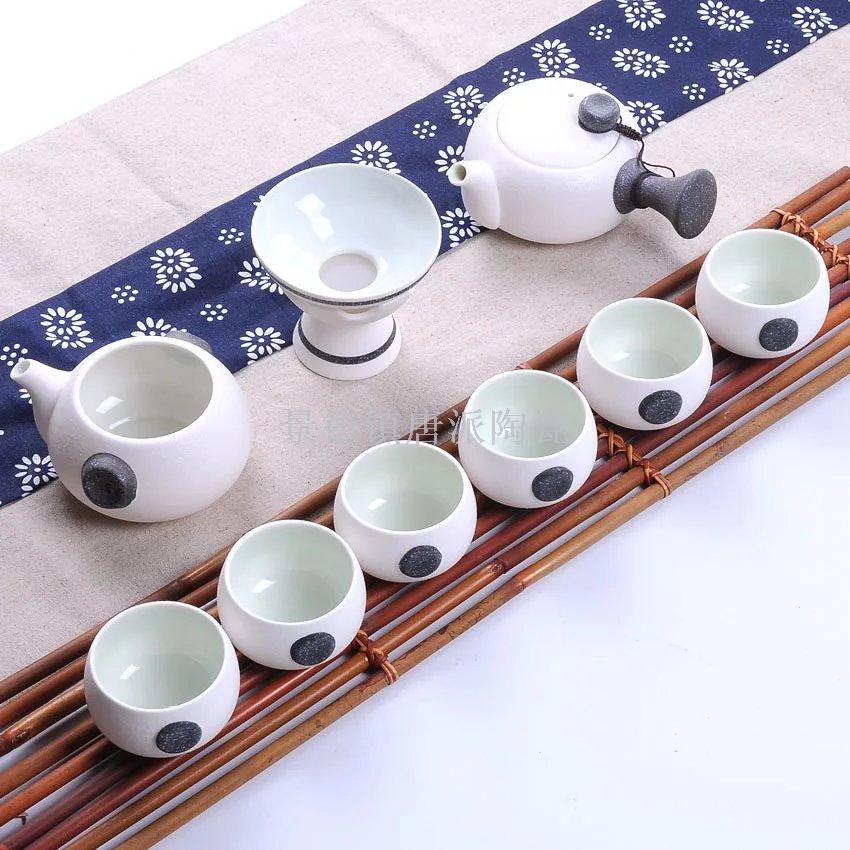 Tea set teacup teapot travel tea set ceramic cover bowl jingdezhen ceramic pot kung fu tea set tea tray tea pot