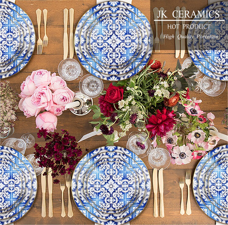 High-End Bone China Western Food Plate Hotel Table Setting Daily Necessities Gift Affordable Luxury Kitchen Supplies Steak Phnom Penh