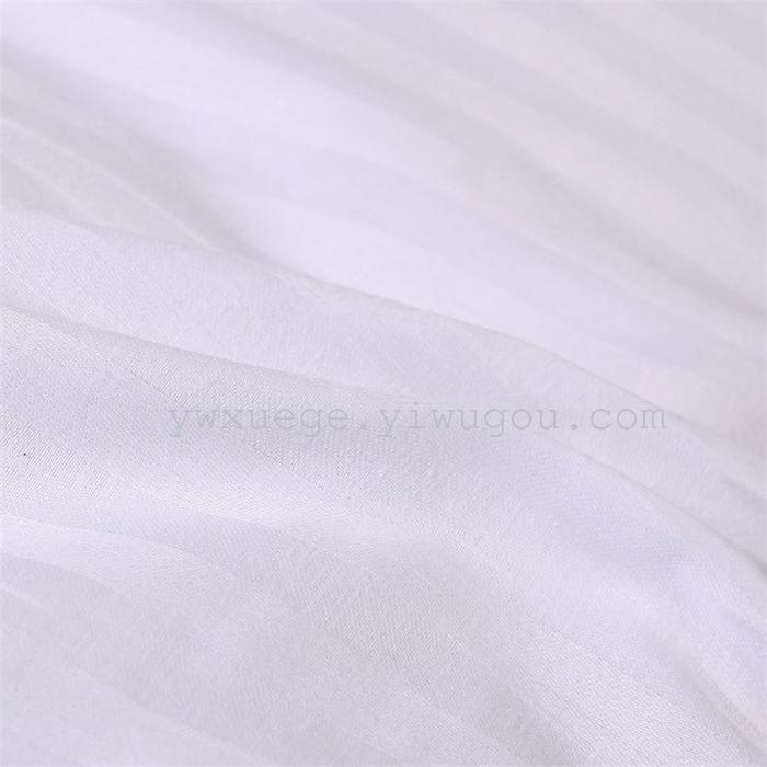 Hotel room hotel dedicated four-piece bedding set Cotton satin solid color satin Suite four set wholesale custom-made a golden