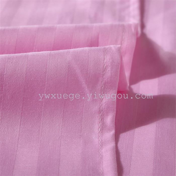 Hotel room hotel dedicated four-piece bedding set Cotton satin solid color satin Suite four set wholesale custom-made a golden