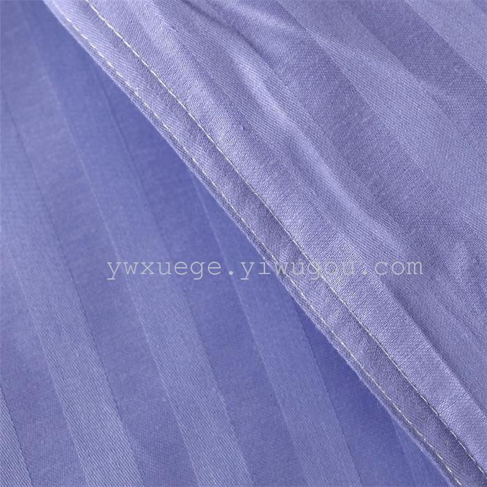 Hotel room hotel dedicated four-piece bedding set Cotton satin solid color satin Suite four set wholesale custom-made a golden