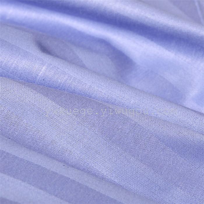 Hotel room hotel dedicated four-piece bedding set Cotton satin solid color satin Suite four set wholesale custom-made a golden