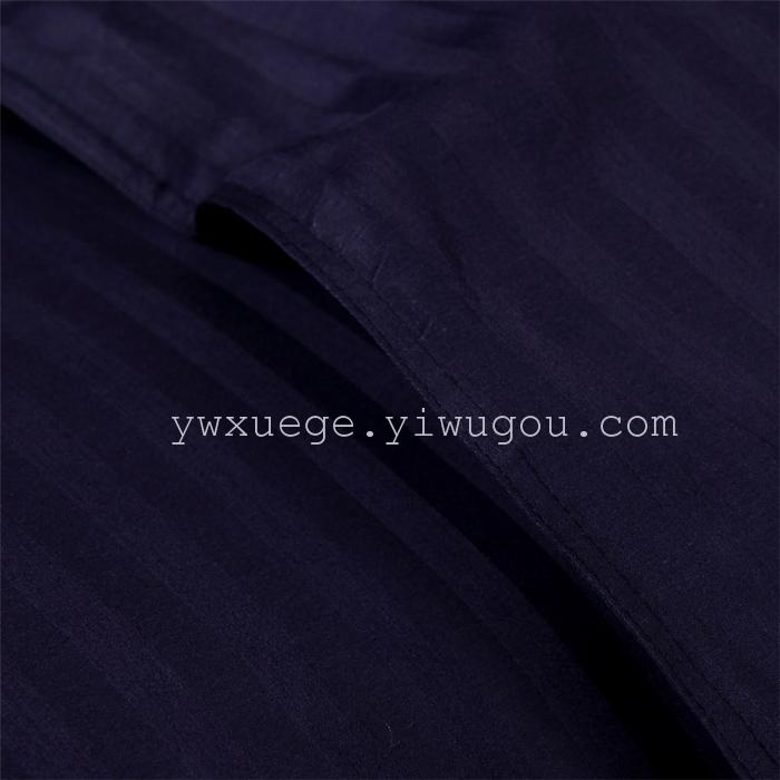 Hotel room hotel dedicated four-piece bedding set Cotton satin solid color satin Suite four set wholesale custom-made a golden