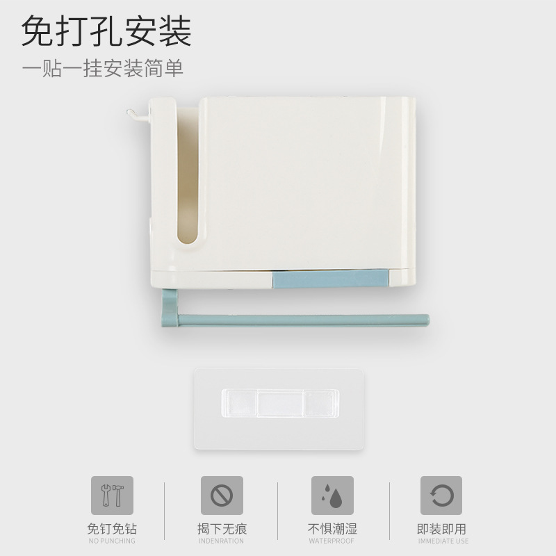 The kitchen receives The frame foreign trade originality does not need to punch The hole does not have The mark to hang The waterlogging chopstick tube The kitchen chopstick cage to buy The thing frame