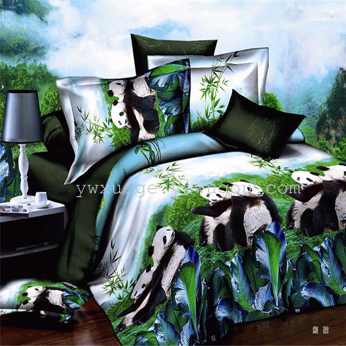 Polyester cotton exporting authentic winter 3D factory outlets scattered active printing bedding set of four---luminous journey Polyester cotton exporting authentic winter 3D factory outlets scattered active printing bedding set of four---luminous journey