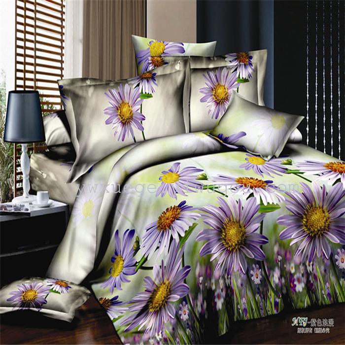 Polyester cotton exporting authentic winter 3D factory outlets scattered active printing bedding set of four---luminous journey Polyester cotton exporting authentic winter 3D factory outlets scattered active printing bedding set of four---luminous journey