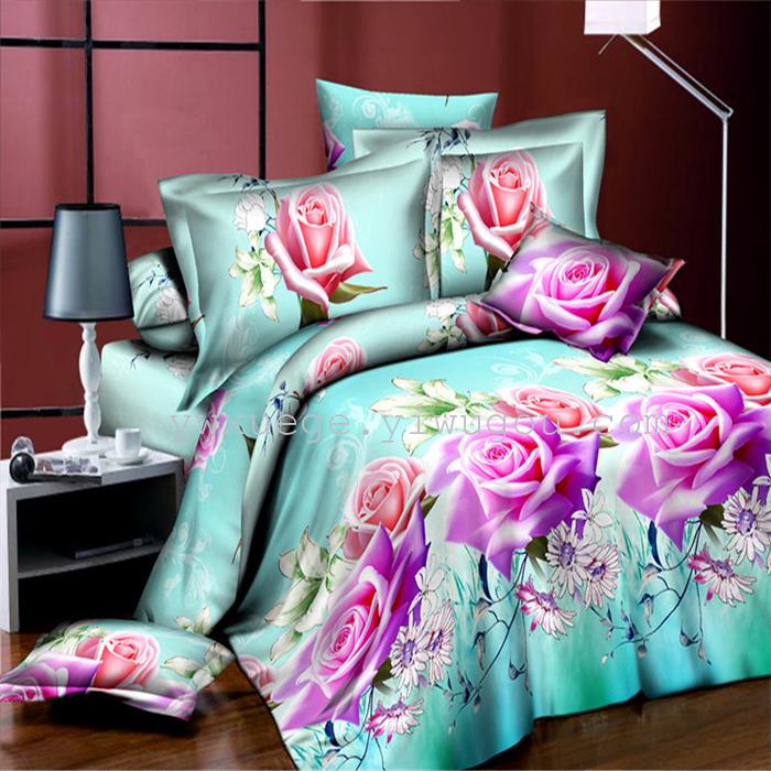 Polyester cotton exporting authentic winter 3D factory outlets scattered active printing bedding set of four---luminous journey Polyester cotton exporting authentic winter 3D factory outlets scattered active printing bedding set of four---luminous journey
