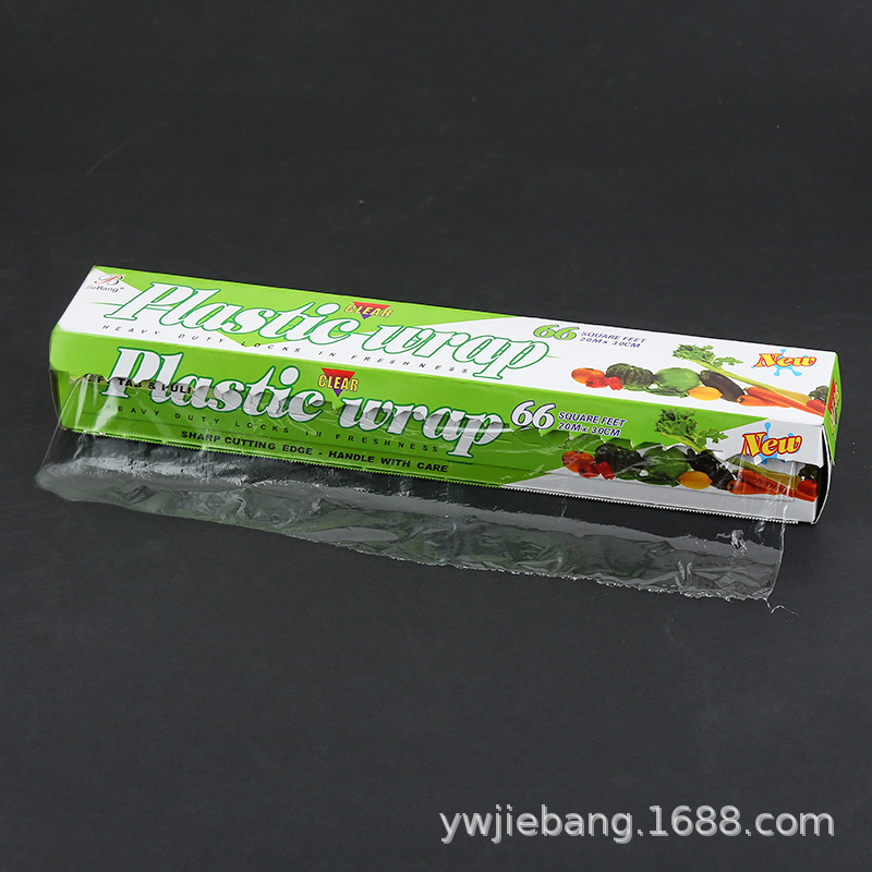 Shredded Plastic Wrap Easy-to-Tear Food Preservation Microwave Oven Heating PE Material Affordable Factory Direct Supply
