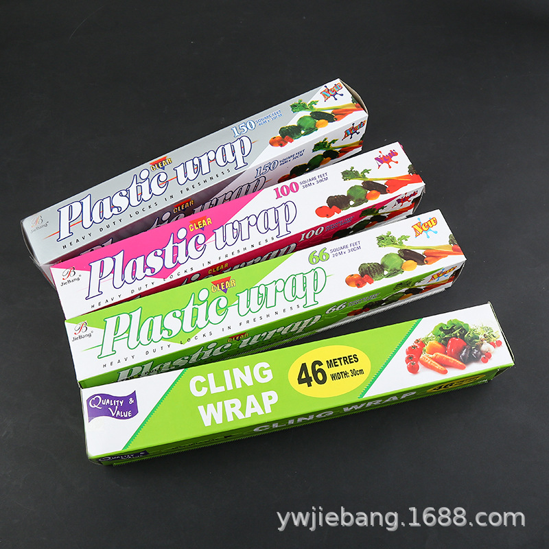 Shredded Plastic Wrap Easy-to-Tear Food Preservation Microwave Oven Heating PE Material Affordable Factory Direct Supply