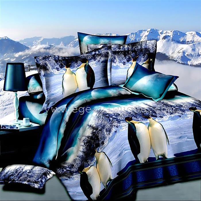Twill active 3D stereo version spent four set bedding factory direct polyester printed Twill four set bedding set of four Twill active 3D stereo version spent four set bedding factory direct polyester printed Twill four set bedding set of four