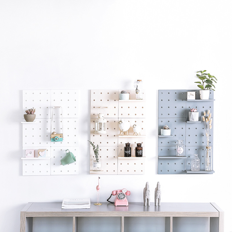 2208 Plastic Wire-Wrap Board Housed Living Room and Kitchen Bedroom Partition Wall Hanging on the Wall Shelf