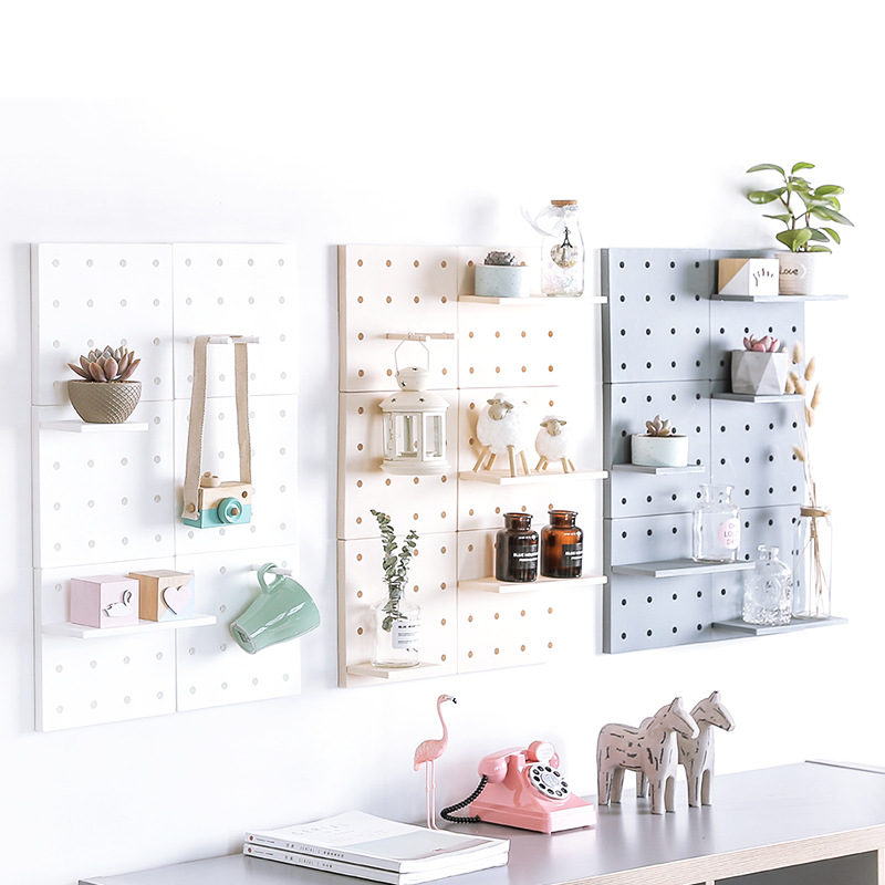 2208 Plastic Wire-Wrap Board Housed Living Room and Kitchen Bedroom Partition Wall Hanging on the Wall Shelf