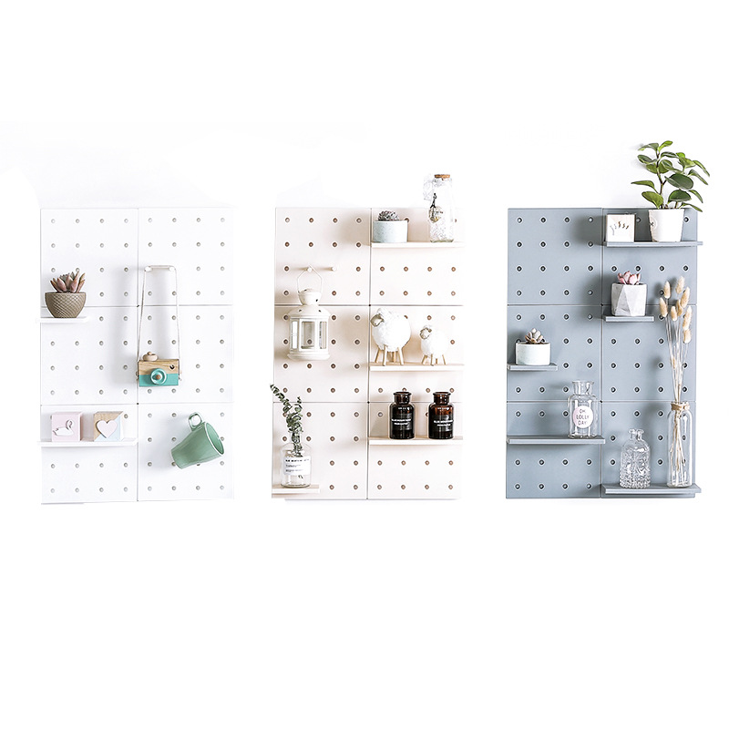 2208 Plastic Wire-Wrap Board Housed Living Room and Kitchen Bedroom Partition Wall Hanging on the Wall Shelf