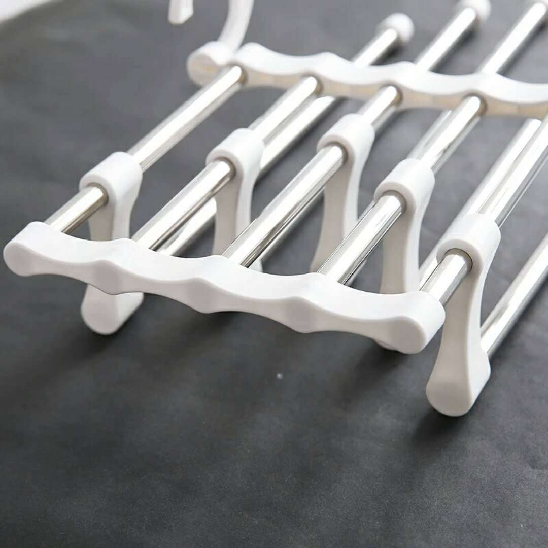 5 in Magical magic telescopic pants rack stainless steel multifunctional airing rack multilayer receive a fold to hang pants racks 5 in Magical magic telescopic pants rack stainless steel multifunctional airing rack multilayer receive a fold to hang pants racks