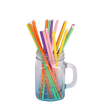 The New plastic wrap straw rainbow film straw degradable party pearl film straw customization The New plastic wrap straw rainbow film straw degradable party pearl film straw customization