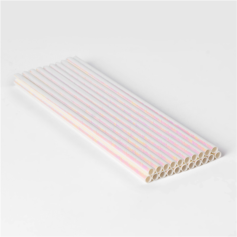 The New plastic wrap straw rainbow film straw degradable party pearl film straw customization The New plastic wrap straw rainbow film straw degradable party pearl film straw customization