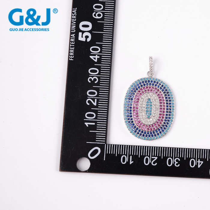 Boutique heat sale micro - set four-leaf blade necklace hang zircon neck chain hang piece DIY manual Boutique heat sale micro - set four-leaf blade necklace hang zircon neck chain hang piece DIY manual