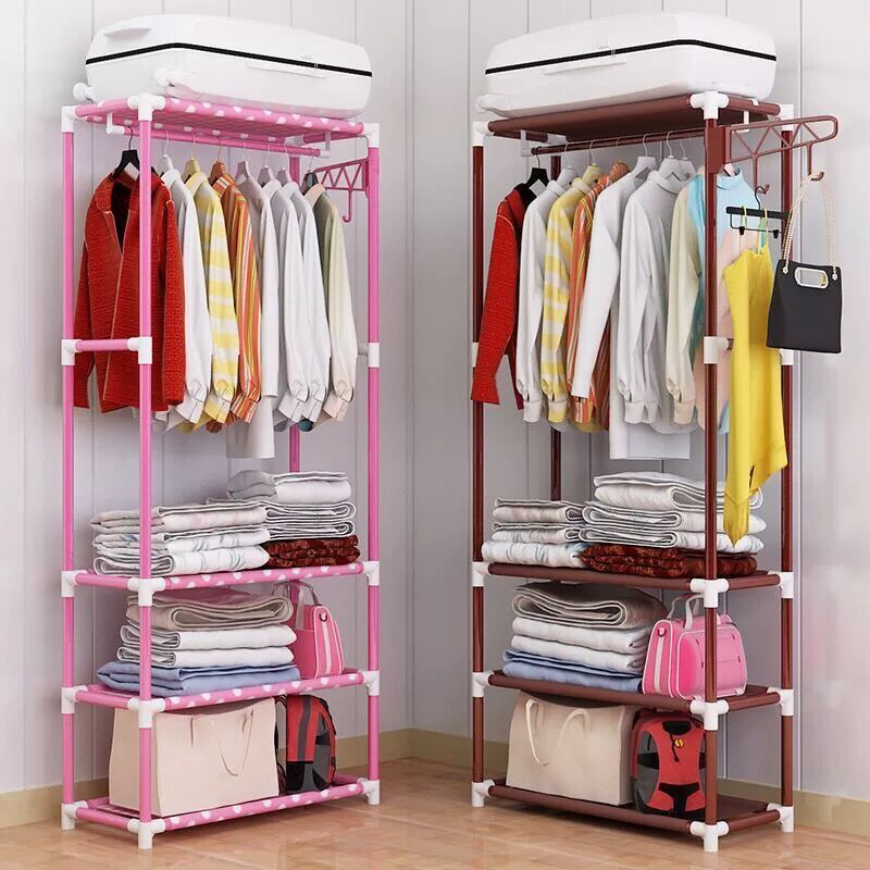 Simple coat and hat rack falls to the ground to hang clothes rack bedroom store room clothes storage shelf contracted modern multifunction